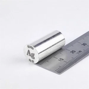 Silver Metal Rod 99.99% 16.5grams 10 diameter x 20 mm length Element Ag Specimen - Picture 1 of 2