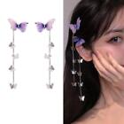 2pcs Butterfly Decor Alligator Hair Clip Barrettes for Women Fashion Styling