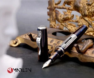 Marlen Aureus Fountain Pen with Coin Filling System - Limited Edition 810 pcs - Picture 1 of 21