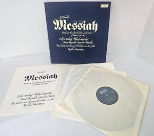 Handel Messiah 3 LP Album Set Based On First London Performance March 23rd 1743 - Picture 1 of 4