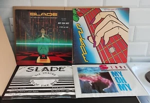 SLADE 4 X VINYL JOBLOT- KEEP YOUR HANDS, AMAZING KAMIKAZE SYNDROME,6 OF THE BEST - Imagen 1 de 9