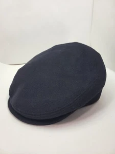 STEFENO SCHWARZE FLATCAP AUS KASCHMIRWOLLE HERGESTELLT IN ITALIEN - Bild 1 von 5