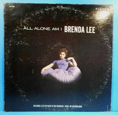 BRENDA LEE ALL ALONE AM I  LP 1963 ORIGINAL PRESS STEREO NICE CONDITION VG/VG!!C - Image 1 of 4