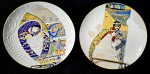 Edwin Knowles Biblical Mother Plates Scriptures 10" Set of 2 - Picture 1 of 5