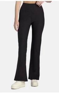 ATHLETIC WORKS Womens Flair Pants Size Medium 8-10 Black Heather Athlesure New - Picture 1 of 10