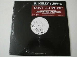 R. KELLY & JAY-Z DON'T LET ME DIE 12" SINGLE VINYL 2004 DEF JAM RECORDINGS PROMO - Picture 1 of 3