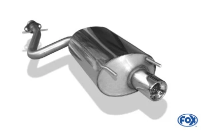 Silenciador deportivo de escape Fox para Lexus IS200 2.0l 114kW a partir de 99 - Imagen 1 de 4