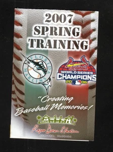 Florida Marlins & St Louis Cardinals--2007 Spring Training Schedule--Kennel Club - Picture 1 of 2