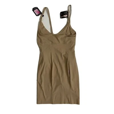 Traje corporal Maidenform Shaper Sculptor Slip Panty integrado control firme bronceado desnudo Foto 1 de 4