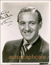 David Niven Signed Pre Printed 10x8" Photo(Copy of original)