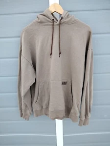 CC Filson Heavy Knit Pullover Hoodie Sweatshirt Tan Men’s Size Small Flaws - Picture 1 of 12