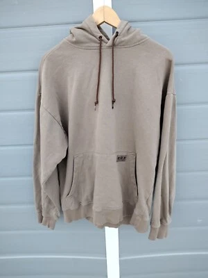 CC Filson Heavy Knit Pullover Hoodie Sweatshirt Tan Men’s Size Small Flaws - Image 1 of 4