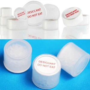 2 Gram 100 Pack Silica Gel Canister Capsules Packets Food Pharmaceutical Grade - Picture 1 of 10