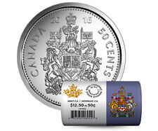 Brilliant Uncirculated from RCM roll 2018 CANADA 50c coin