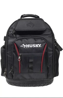 Mochila HUSKY Pro Tool 1005-144-941 DE ALTA RESISTENCIA 18 pulgadas negra roja perfecto estado Foto 1 de 4