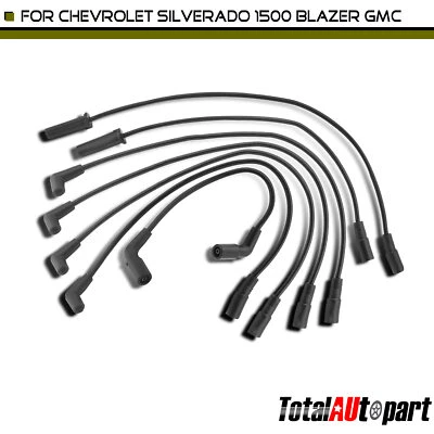 Juego de 7 cables de bujía para Chevrolet Silverado 1500 02-06 GMC Oldsmobile V6 4,3 L Foto 1 de 4