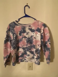 Friends TV Sweatshirt Girls XL 14/16 Tie Dye Pullover Long Sleeve Top Soft - Picture 1 of 4
