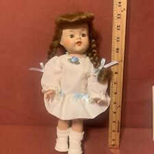 13” Vintage Unmarked Hard Plastic Doll Saucy Walker Look -Jointed