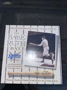 The Babe Ruth Hardwood Signature Bat Miniature Replica Sultan of Swat 1995 - Picture 1 of 2