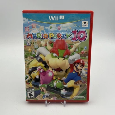 Mario Party 10 (Nintendo Wii U, 2015) *SIN JUEGO* FUNDA DE REPUESTO  Foto 1 de 3