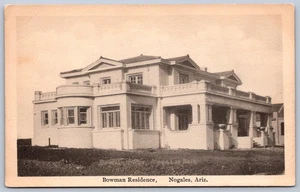 K40/ Nogales Arizona Postcard c1910 Bowman Residence Mansion 495 - Picture 1 of 2