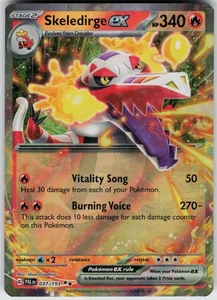 Pokemon Skeledirge ex - 037/193 Prize Pack Series Cards Double Rare card NM - Picture 1 of 2