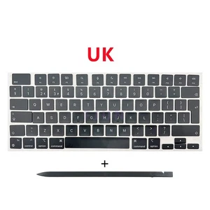 Nuovi tasti UK portachiavi per Macbook Pro (M4 Pro) 14 pollici A3401 EMC8894 2024 - Foto 1 di 1