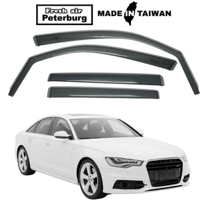 for AUDI A6 /C7 2011-2018 IN-CHANNEL WIND DEFLECTOR 4PCS - Picture 1 of 8