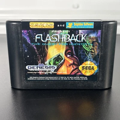 Flashback: The Quest for Identity | Sega Genesis | Cartridge Only | Tested - Image 1 of 4