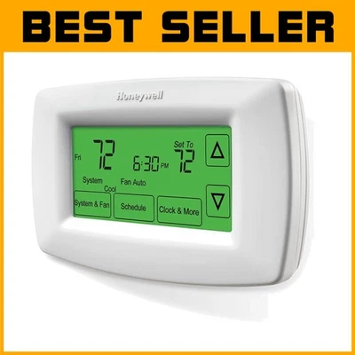 Touchscreen Programmable Thermostat - Energy Efficient - Image 1 of 3