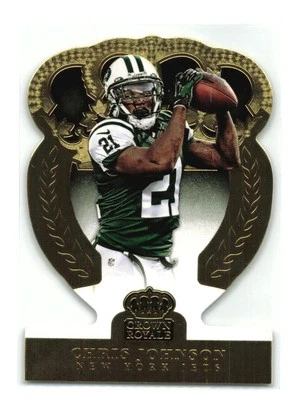 Chris Johnson - 2014 Panini Crown Royale #65 Gold SN - New York Jets - Image 1 of 2