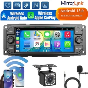 GPS Navi For Chrysler PT Cruiser 2003-2005 Car Stereo Radio Android 13 Carplay - Bild 1 von 9