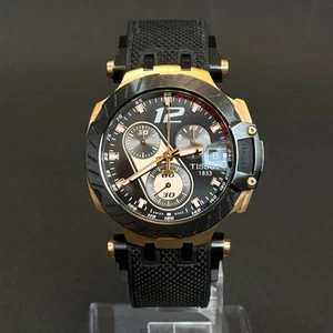 TISSOT motoGP T-RACE Limited Edition Men's Quartz Round Black W47.6mm With Box - Picture 1 of 24