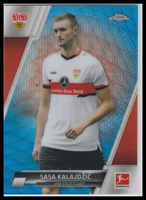 2021-22 Topps Chrome Bundesliga #88 Sasa Kalajdzic Blue Wave Refractors #/150 - Image 1 of 2