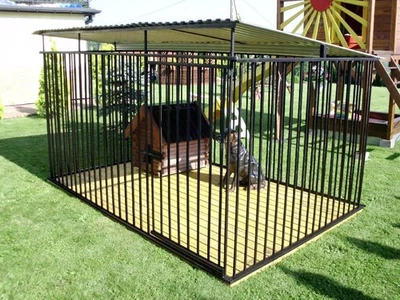 Verstärkter Hundezwinger mit Holzboden 3 x 2 x 1,71 m * ZW008 * Zwinger * NEU! - Bild 1 von 4