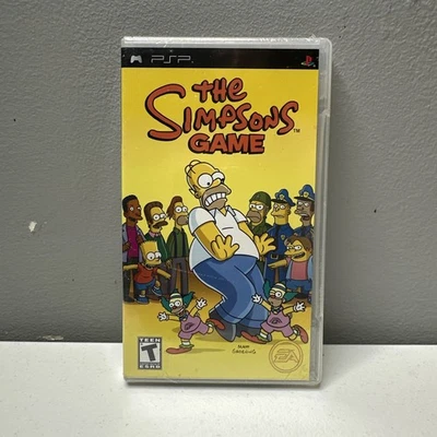 The Simpsons Game (Sony PSP, 2007) Video Game Complete CIB Factory Sealed New  - Image 1 of 4