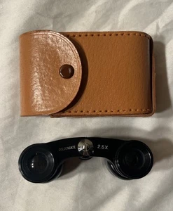 Vintage Goldengate 2,5x Opernbrille/Fernglas mit Lederetui - Bild 1 von 4