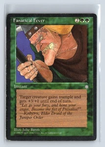 (3x) FANATICAL FEVER – MTG Magic the Gathering Card – Ice Age – Uncommon - Picture 1 of 6