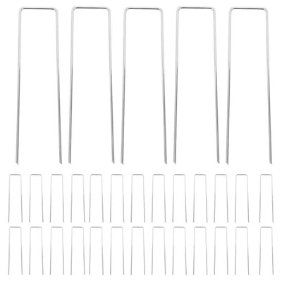  50 Pcs Plant Fixing Nails Garden Securing Pegs Ground Heavy Duty Stakes - Image 1 of 4