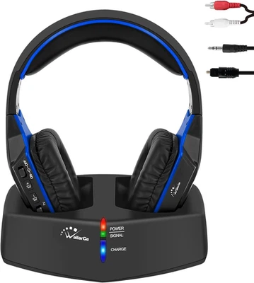 Wallarge Funkkopfhörer Für Fernseher/Tv, Over-Ear Kabellose Kopfhörer Mit RF Dig - Bild 1 von 4