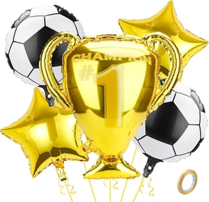 Fussball Luftballon,Fussball Deko Geburtstag Kinder,Fussball Geburtstag Deko,Dek - Bild 1 von 7