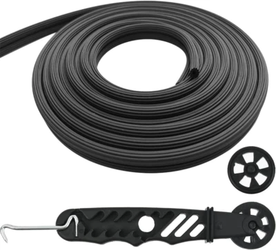 Filo Di Gomma per Zanzare, 10 M, Filo Di Gomma, Nero, Ø 5 Mm, per Zanzariera E Z - Immagine 1 di 4