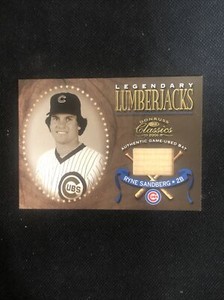 RYNE SANDBERG 2001 DONRUSS CLASSICS LEGENDARY LUMBERJACKS LL-27 Mint🔥CUBS *109