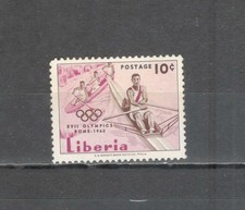 T1210 - LIBERIA 1960 - MAZZETTA DI 10 OLIMPIADI DI ROMA ** - VEDI FOTO