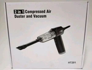 2-in-1 Cordless Vacuum Cleaner and Air Duster Rechargeable Handheld Compressed - Picture 1 of 9