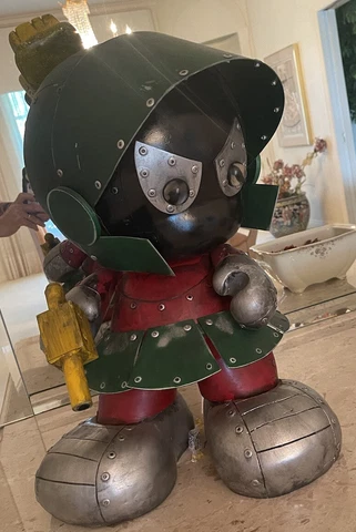 Mega Munny 18" Kidrobot Custom Marvin the Martian by Mr. Den rare 1/1 WB Cover