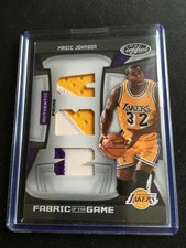 2009-10 Certified Fabric of the Game NBA Die Cuts Prime Magic Johnson SICK PATCH