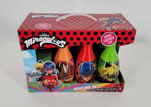 Miraculous Bowling Set for Kids ~ 7 Pcs Set ~ 6 Pins & 1 Bowling Ball NEW 2+ - Picture 1 of 3