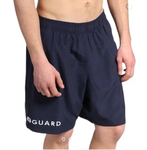 Speedo Men's Guard 19" VOLLEY Swim Shorts L Large Navy Blue Quick-Drying - Picture 1 of 5