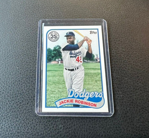 2024 Topps Series 1 Jackie Robinson - 1989 Topps 35th Anniversary | eBay